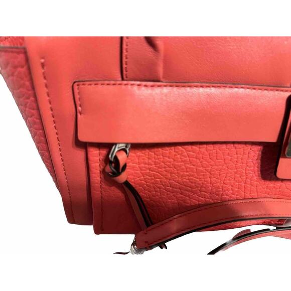 COACH Bleecker Mini Riley Leather Mini Crossbody Handbag Orange OS Vintage 41-04 - Picture 6 of 13